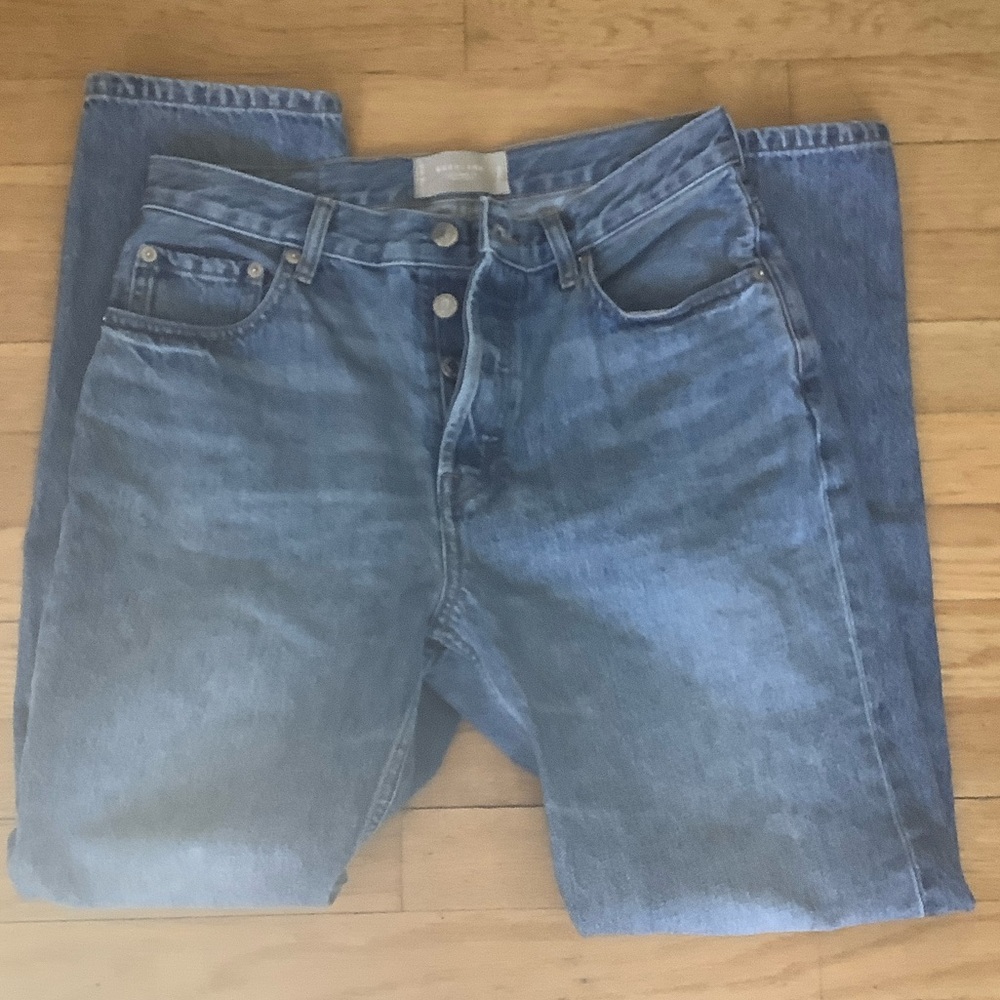 Everlane Organic Cotton Jeans in Blue
